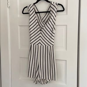 Striped romper